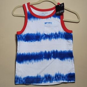 OshKosh B'gosh Kids Blue and White Tank Top